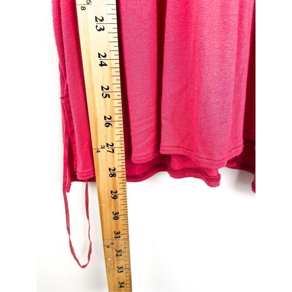 We The Free Peplum Jersey Pink Tank Blouse Size L - Picture 10 of 11